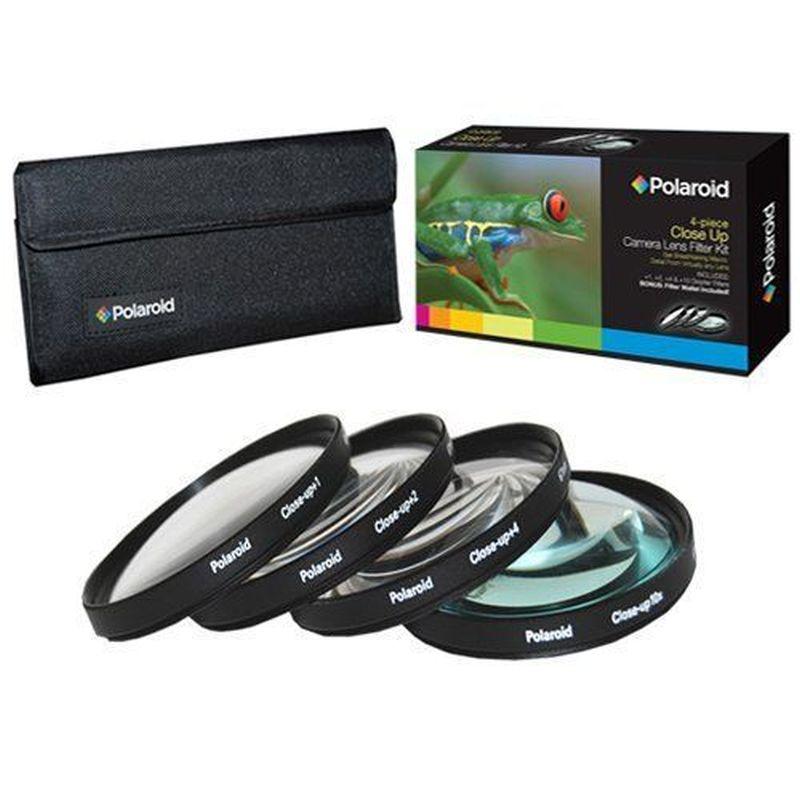 Polaroid makrószett + 4 db-os szűrőtok, 37 mm