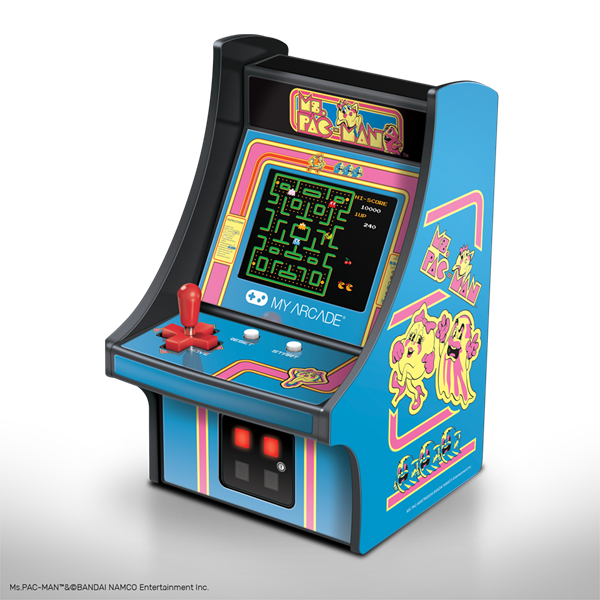 MY ARCADE Ms. Pac-Man Micro Player Hordozható