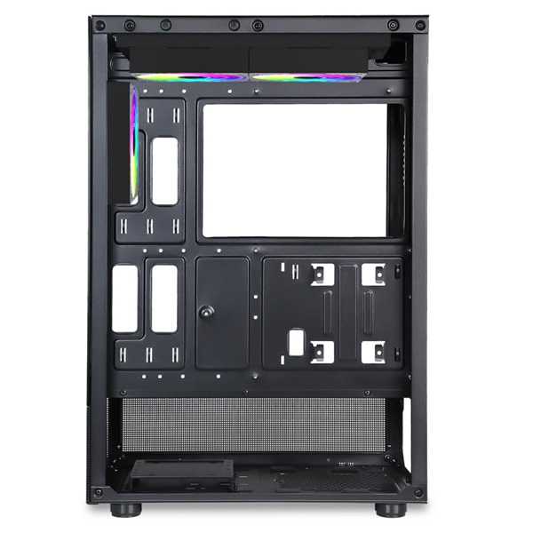 Spirit of Gamer SPECTRA Black fekete ablakos 3x12cm ventilátor ATX Számítógépház Spirit of Gamer SPECTRA Black fekete ablakos 3x12cm ventilátor ATX Számítógépház