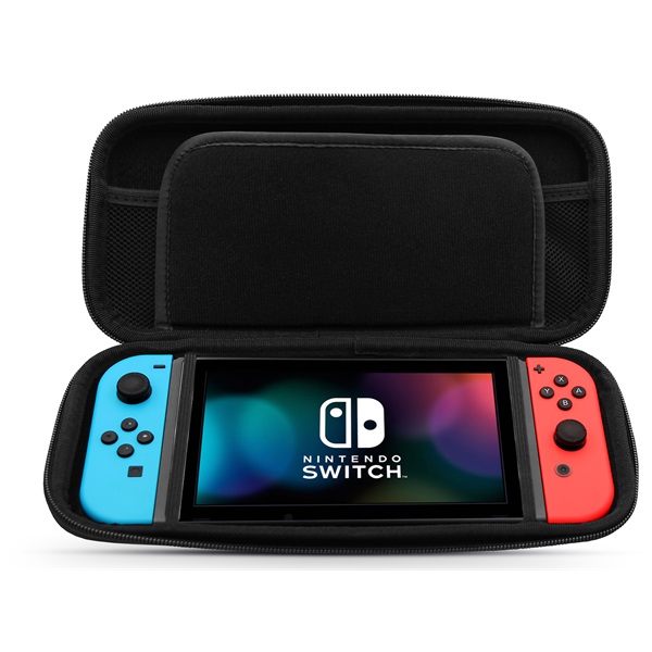 HYPERKIN CarryMate EVA Nintendo Switch/Switch OLED/Switch Lite Erősített utazótok Fekete