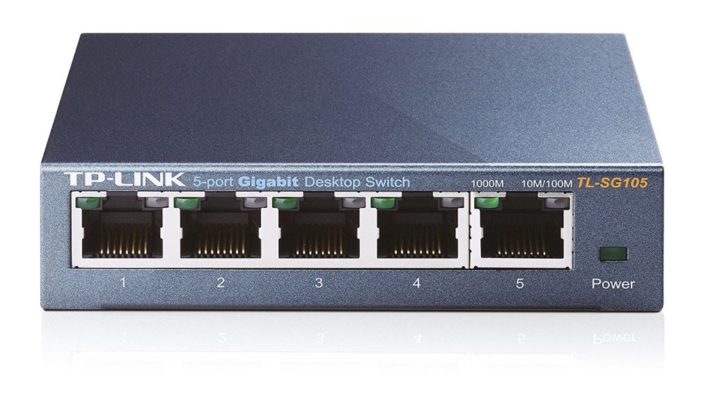 TP-Link TL-SG105 10/100/1000Mbps 5 portos mini switch TP-Link TL-SG105 10/100/1000Mbps 5 portos mini switch