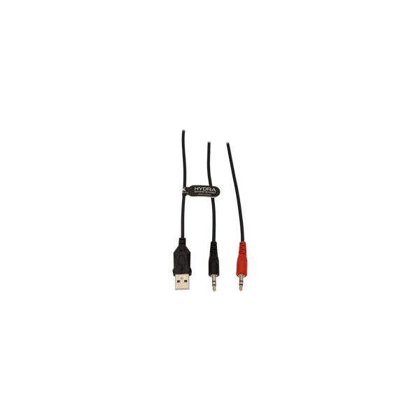 BARACUDA W029921 HYDRA, BGH-021 gamer fejhallgató fekete 3.5 Jack 