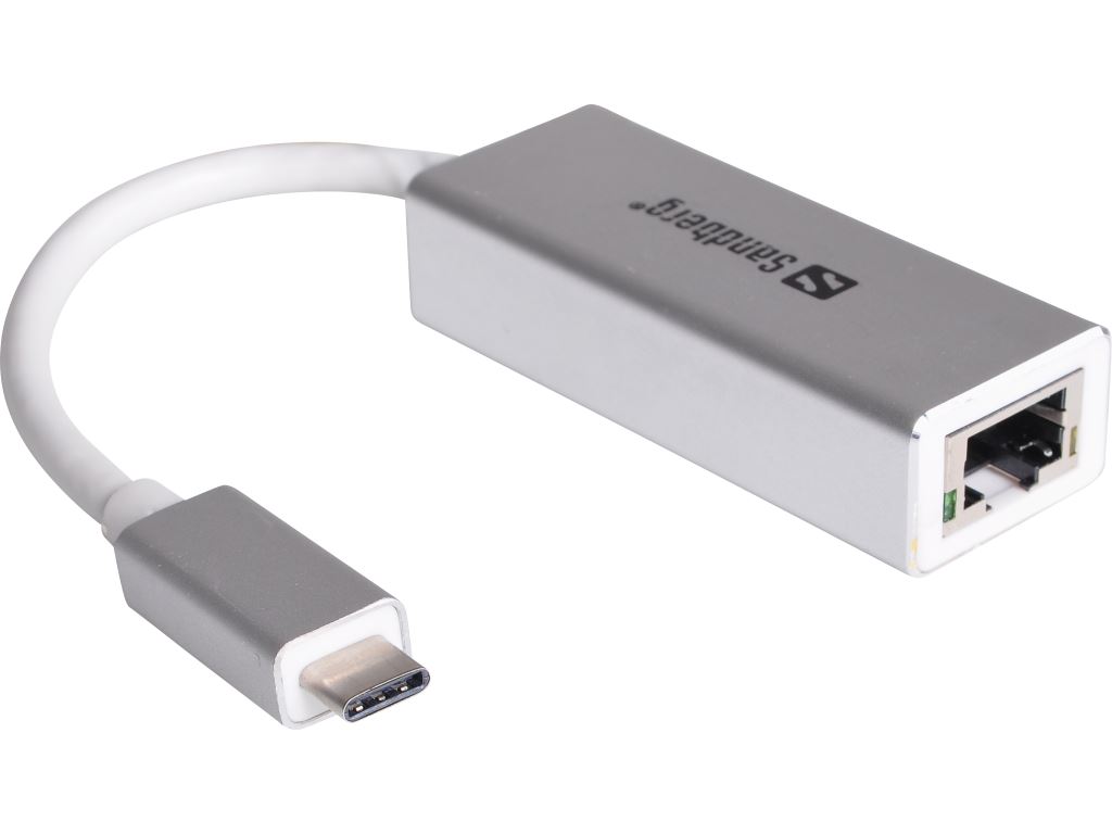 Sandberg USB-C Gigabit Network adapter (136-04) Sandberg USB-C Gigabit Network adapter (136-04)
