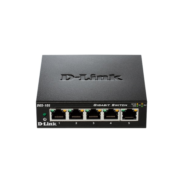 D-Link DGS-105/E 5 Port Gigabit Ethernet Switch