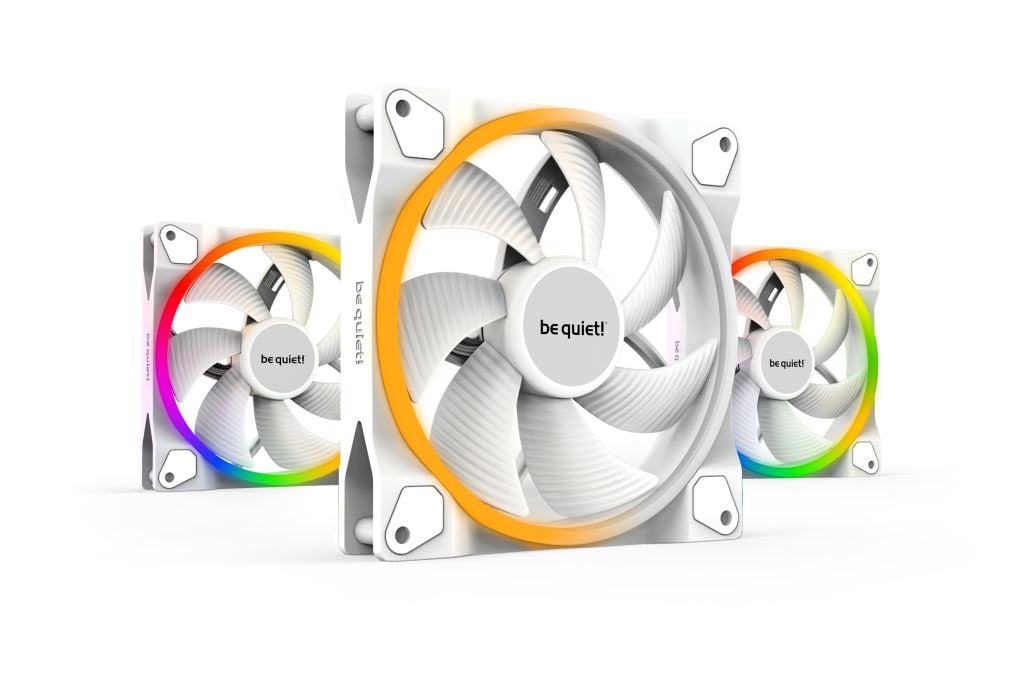 Be Quiet Light Wings White 140mm PWM hűtő ventilátor szett fehér 3db  BL102 