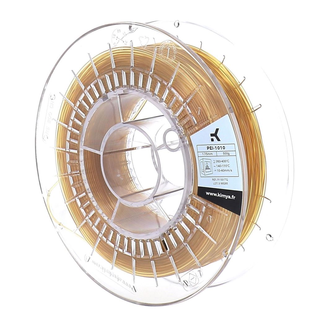 Kimya PEI-1010 3D nyomtatószál 1.75mm, 500g borostyánsárga  PI1001TQ 