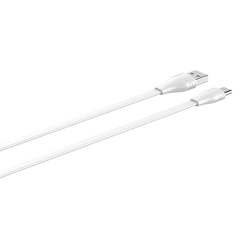 USB to USB-C cable LDNIO LS551, 2.1A, 1m (white) USB to USB-C cable LDNIO LS551, 2.1A, 1m (white)