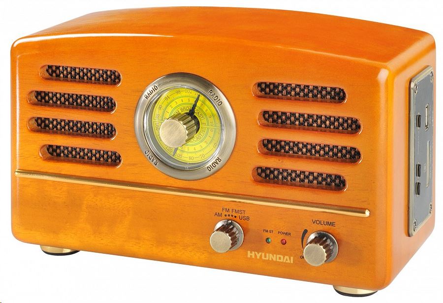 Hyundai RA 302 SUD AM/FM retro rádió USB/SD/MMC