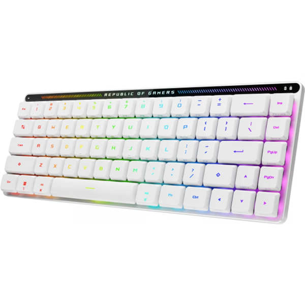 ASUS ROG Falchion RX Low Profile fehér vezeték nélküli billentyűzet ASUS ROG Falchion RX Low Profile fehér vezeték nélküli billentyűzet