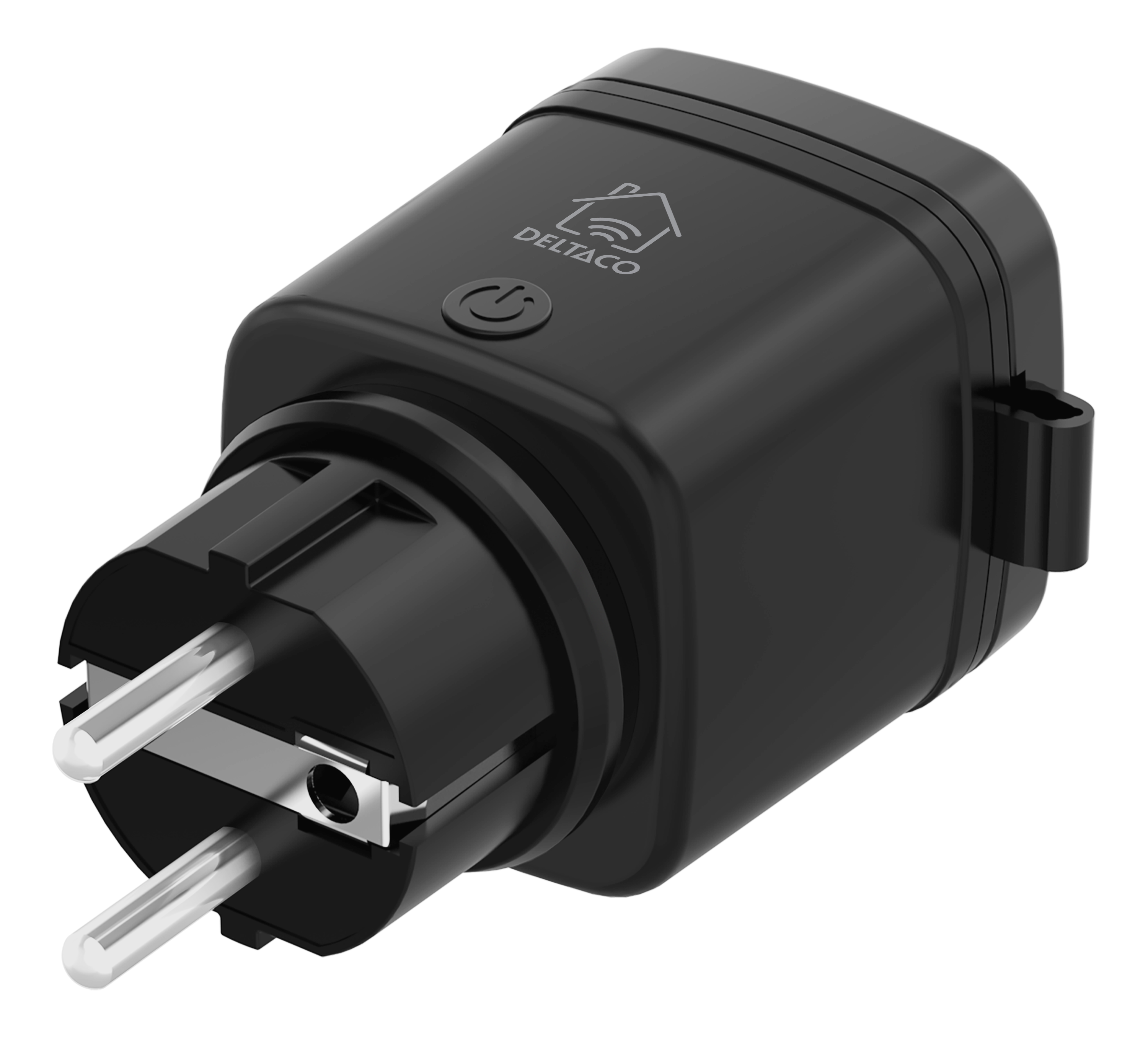 Deltaco SMART HOME SH-OP01 WiFi  1xCEE 7/3  13A Aljzat Fekete