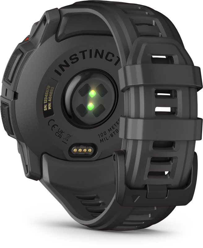 Garmin Instinct 3  szíjjal okosóra Fekete-sötétszürke