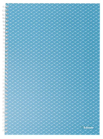 Esselte Colour'Breeze spirálfüzet vonalas, A4, kék (628481)