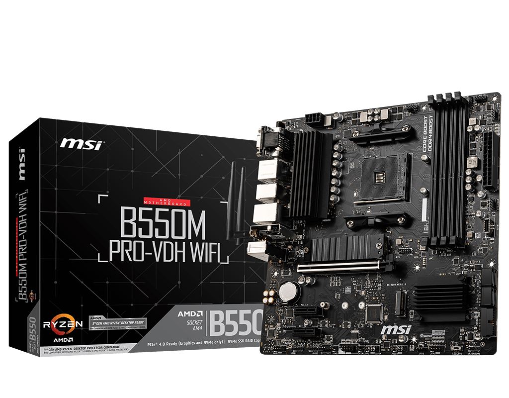 MSI B550M PRO-VDH WIFI alaplap MSI B550M PRO-VDH WIFI alaplap