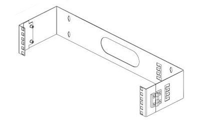 Conteg fali tartó 19" 2U 150mm mély (CDP-WALL-2U) Conteg fali tartó 19" 2U 150mm mély (CDP-WALL-2U)