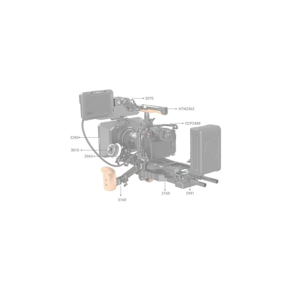 SmallRig Drop-in HawkLock mini Universal QR Top Plate 