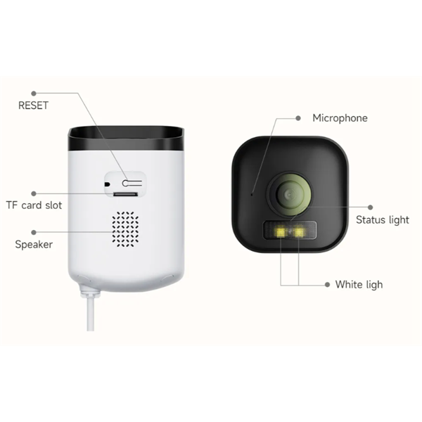Arenti IP wifi csőkamera - O3 (4MP, 3,6mm, kültéri, IR10m, Full-Color, IP65, microSD, mikrofon, hangszóró)