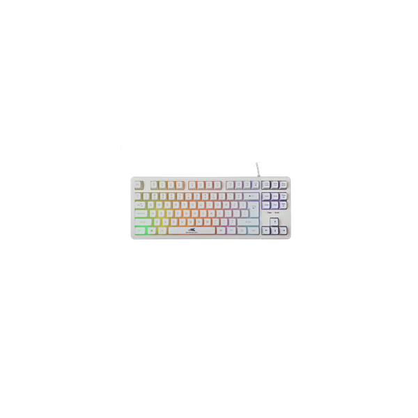 Baracuda W029919 KRILL-W, BGK-001114W fehér gamer billentyűzet, angol