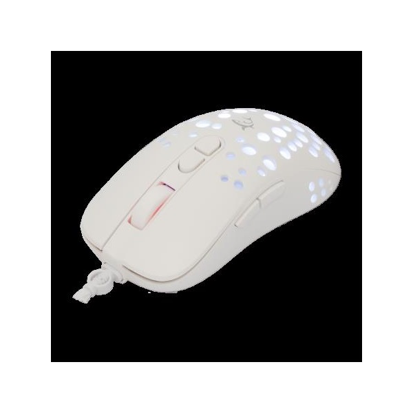 WHITE SHARK TRISTAN-W WS GM-9004W  7D / 12000 dpi RGB gamer egér Fehér 