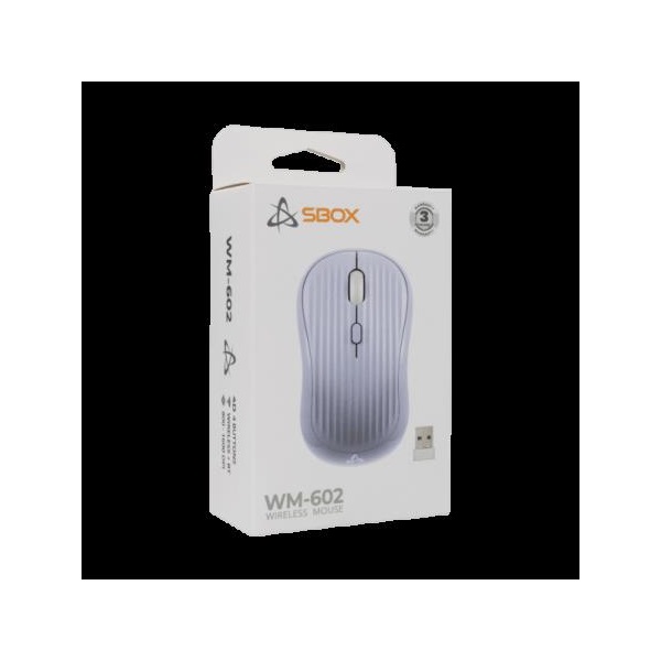 SBOX WM-602U  800-1600pi, 4D, BT/2,4GHz Vezeték nélküli egér  Lila 