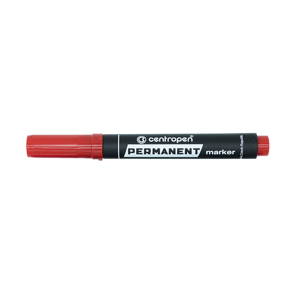 Centropen Alkoholos marker 1-4,6mm, vágott hegyű,  8576 piros (A-585760104)
