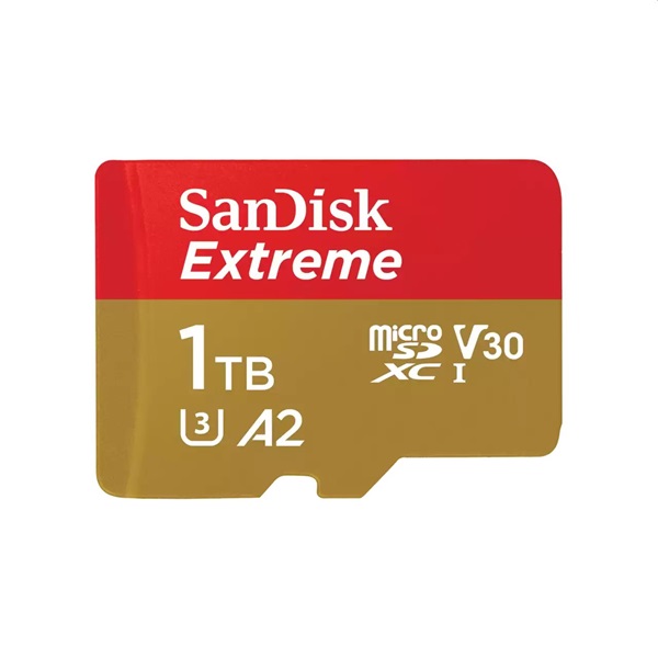 Sandisk 1TB SD micro Extreme (SDXC Class 10 UHS-I U3) memória kártya Sandisk 1TB SD micro Extreme (SDXC Class 10 UHS-I U3) memória kártya