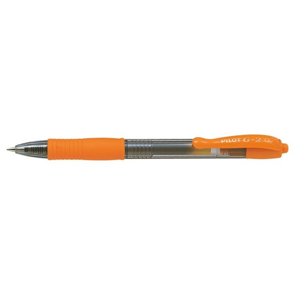 Pilot G2 0,7mm zselés narancssárga rollerirón Pilot G2 0,7mm zselés narancssárga rollerirón