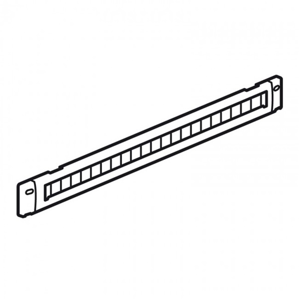 Legrand 046530 1U 19" átmenő kivágással gyorspánttal rögzítés acél vízszintes fésűs rendező panel Legrand 046530 1U 19" átmenő kivágással gyorspánttal rögzítés acél vízszintes fésűs rendező panel