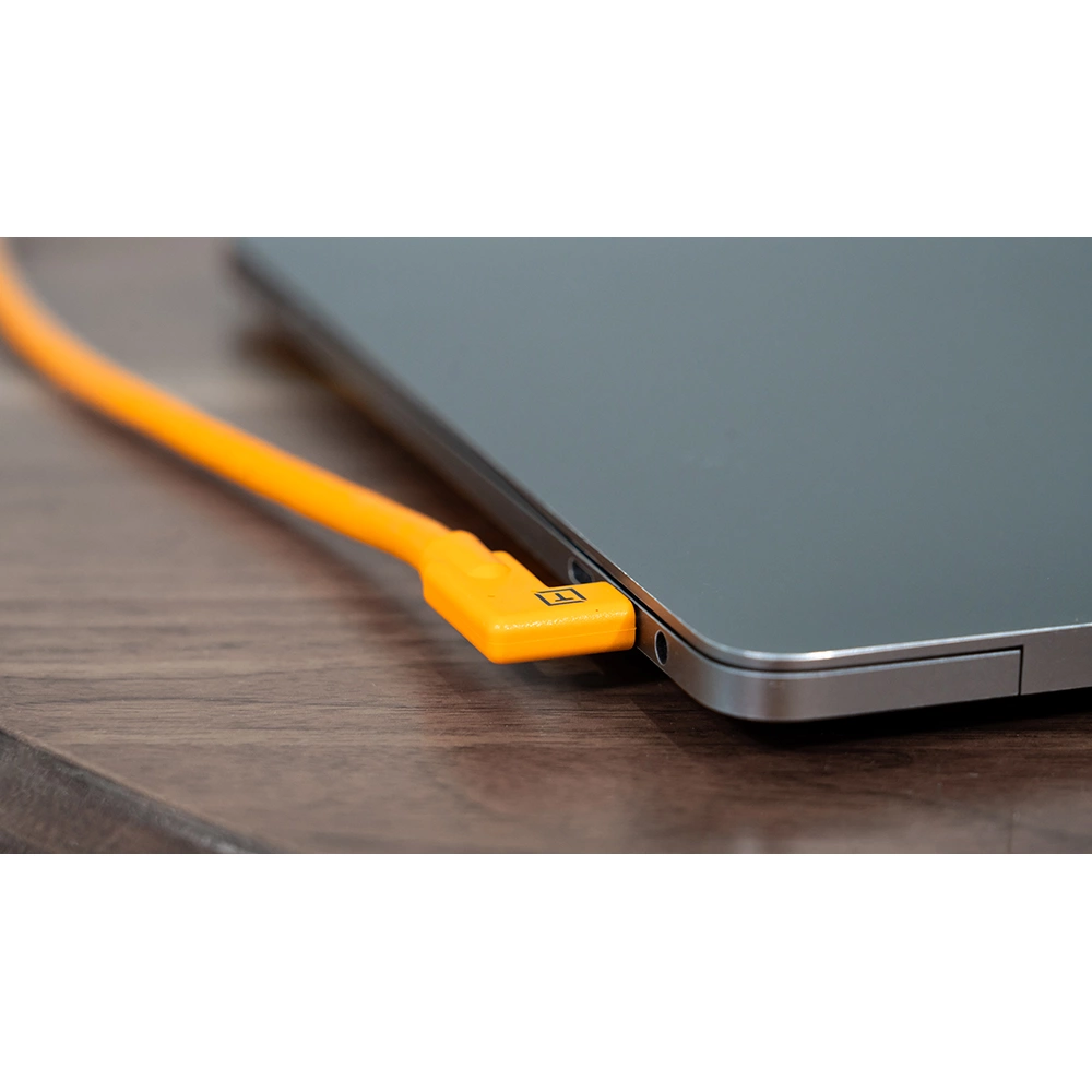 Tether Tools TetherPro Dual Right-Angle USB-C kábel Narancs 