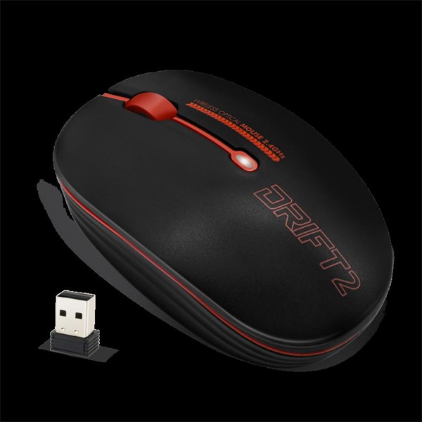Advance   DRIFT 2  1600 DPI  Egér vezeték nélküli piros 