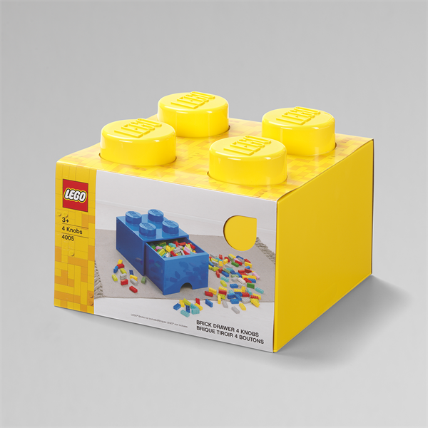 LEGO Fiókos tárolódoboz 2x2 Sárga