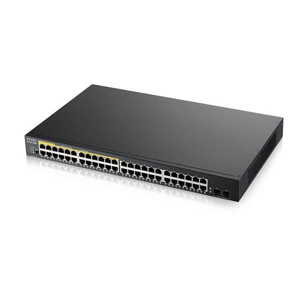 ZyXEL GS1900-48HPv2 48port GbE LAN PoE (170W) smart menedzselhető switch ZyXEL GS1900-48HPv2 48port GbE LAN PoE (170W) smart menedzselhető switch