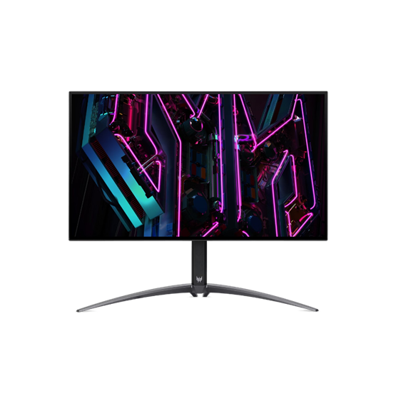 Acer 27" Predator X27UW3bmiiprx Monitor - 2560x1440, OLED, 240Hz, 0,03ms, Hangszóró, FreeSync, Pivot, Gamer, Fekete