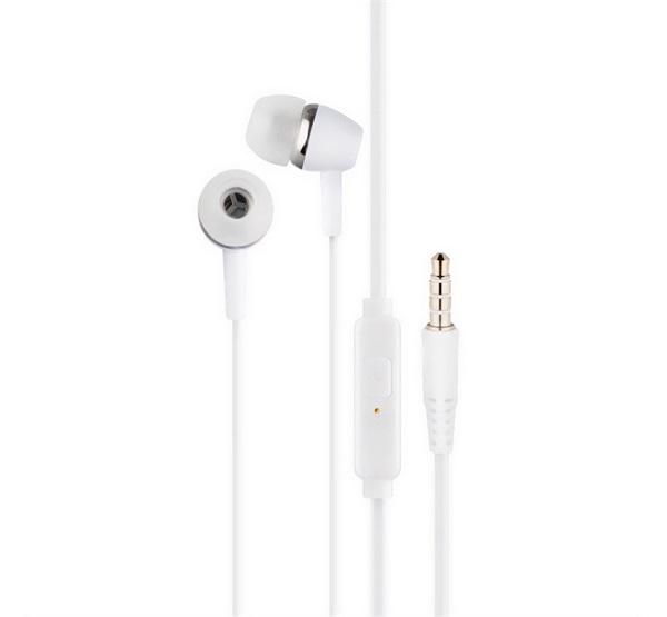 Designed for SAMSUNG fülhallgató SZTEREO (3.5mm jack, mikrofon, felvevő gomb) FEHÉR "Gigapack csomagolás" (GP-OEU023AEAWW)