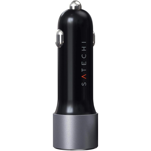 Satechi ST-TCPDCCM 72W USB/Type-C asztroszürke autós töltő Satechi ST-TCPDCCM 72W USB/Type-C asztroszürke autós töltő