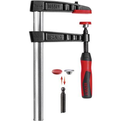 Temperöntvény csavaros gyorsszorító, TG-2K, max., fesztáv: 120 mm Bessey TG12-2K, fesztáv: 120 mm, visszavonás: 60 mm Temperöntvény csavaros gyorsszorító, TG-2K, max., fesztáv: 120 mm Bessey TG12-2K, fesztáv: 120 mm, visszavonás: 60 mm