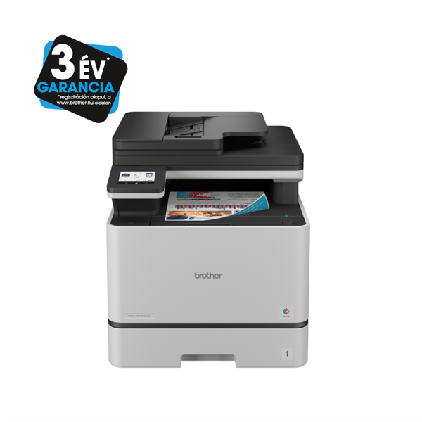 BROTHER Lézer MFP NY/M/S/F MFC-L8730CDW, A4, színes, 31 lap/perc, WiFi/LAN/USB, DADF, full duplex, 2400x600dpi, 512MB