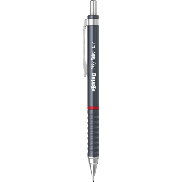 Rotring Tikky Retro 0,7 mm, szürke nyomósirón Rotring Tikky Retro 0,7 mm, szürke nyomósirón