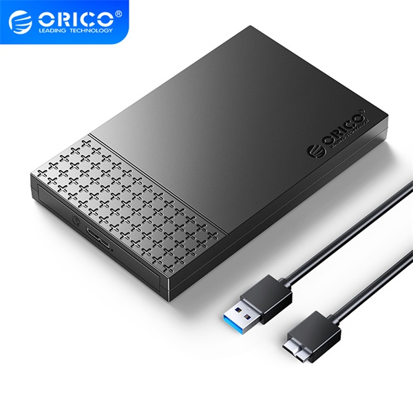 Orico 2526U3-V1-BK USB-A 3.0, Max. 7-9,5 mm 2.5" Külső HDD/SSD Ház Fekete Orico 2526U3-V1-BK USB-A 3.0, Max. 7-9,5 mm 2.5" Külső HDD/SSD Ház Fekete