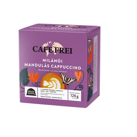 CAFE FREI "Milánói mandulás cappuccino"  Dolce Gusto kompatibilis 9 db Kávékapszula