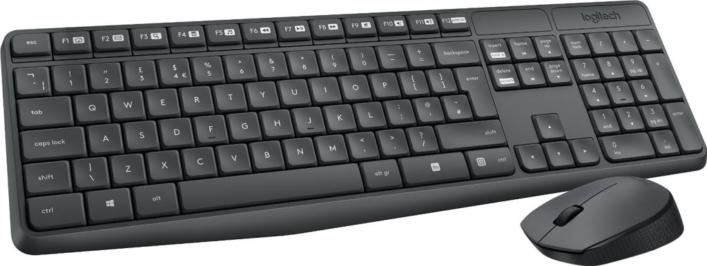 Logitech Cordless Desktop MK235 vezeték nélküli német billentyűzet + optikai egér (920-007905) Logitech Cordless Desktop MK235 vezeték nélküli német billentyűzet + optikai egér (920-007905)