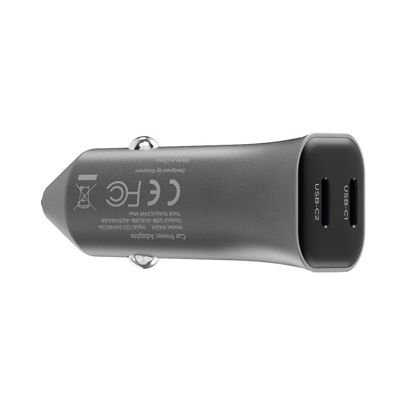 Car Charger 40W Ricomm RA401 2xUSB-C