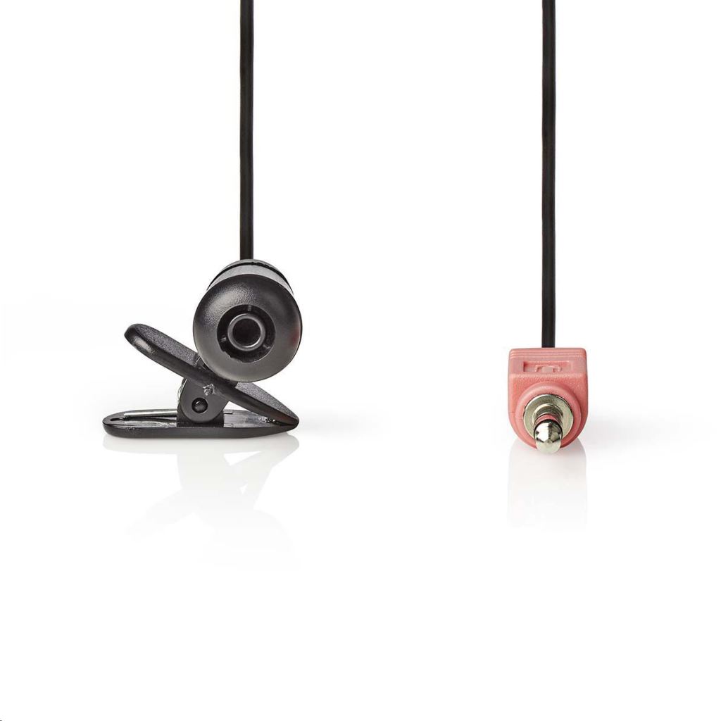 Nedis MICCJ100BK vezetékes csiptethető mikrofon fekete