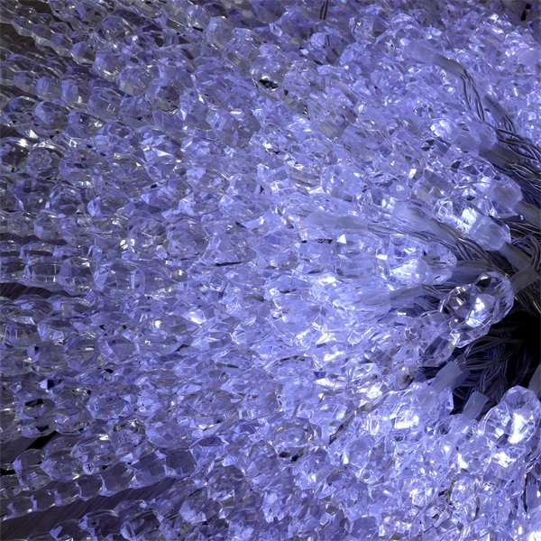 Iris Jégcsap alakú S2 20m IPX5 szabványos hideg fehér 120db LED-es napelemes fénydekoráció