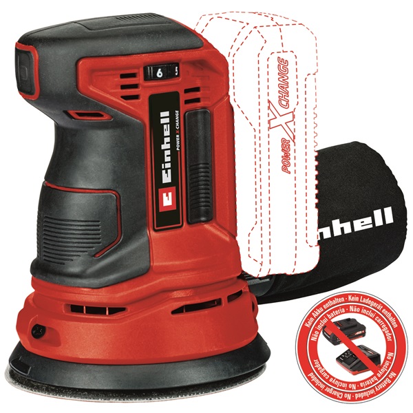Einhell TE-RS 18 Li Solo akkus excentercsiszoló - akkumulátor és töltő nélkül (4462010)