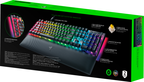 Razer BlackWidow V4 (Yellow Switch)   US Layout