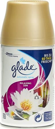 Glade "Automatic Spray" Relaxing zen illatosító készülék utántöltő 269ml Glade "Automatic Spray" Relaxing zen illatosító készülék utántöltő 269ml