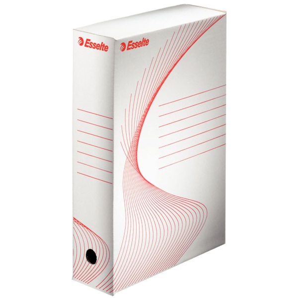 Esselte Boxy 8cm fehér archiváló doboz Esselte Boxy 8cm fehér archiváló doboz