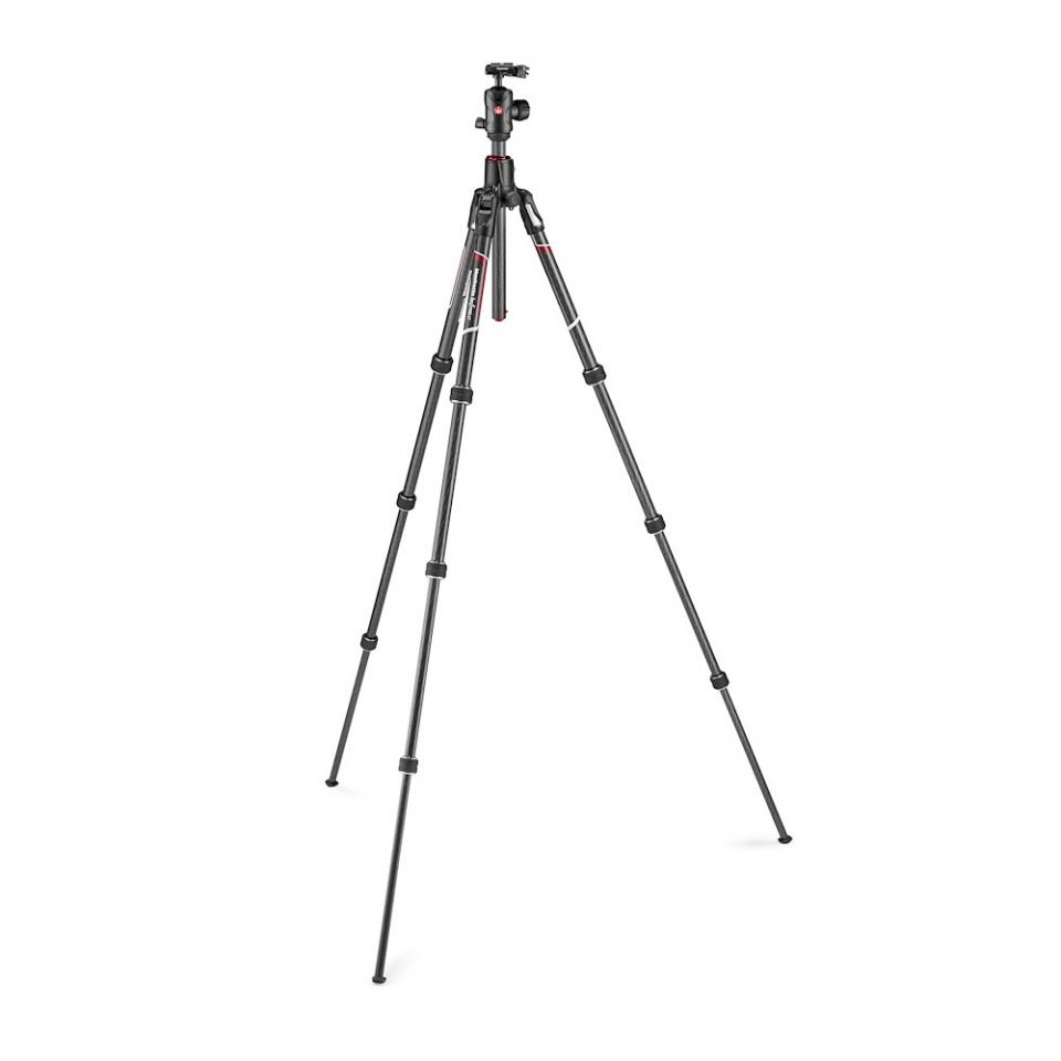 Manfrotto Befree GT XPRO karbon állvány, tekerős lábzár, elforgatható középoszlop (MKBFRC4GTXP-BH)