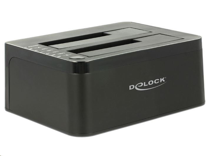 Delock 2.5"-3.5" merevlemez dokkoló fekete (62661) Delock 2.5"-3.5" merevlemez dokkoló fekete (62661)