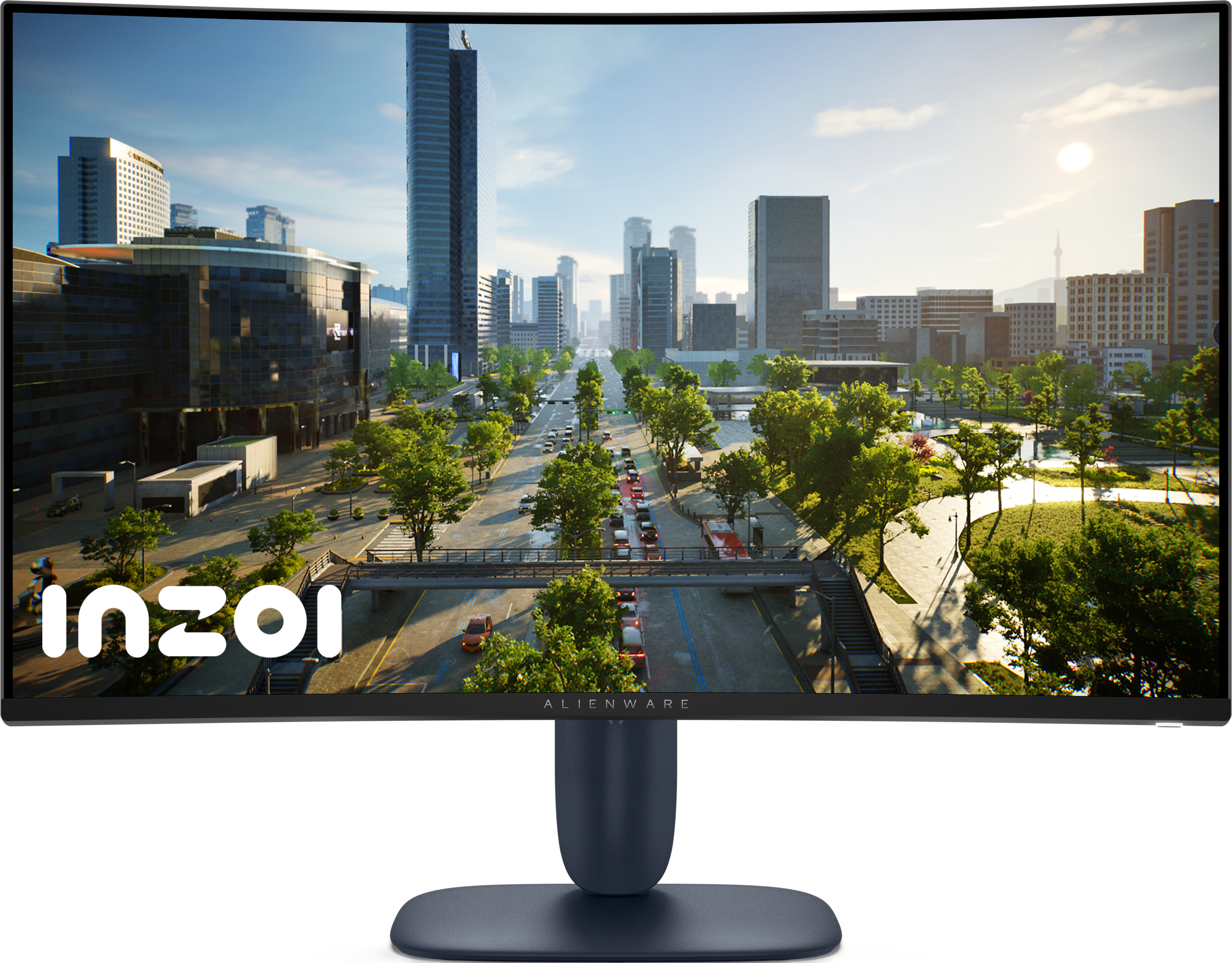 DELL 31,5" Alienware  AW3225DM Monitor - 2560x1440, QHD, LED, VA, 180Hz, 1ms, Ívelt, FreeSync, Fekete
